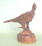 sculpture of singing bird for flower compositions