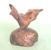 sculpture of a baby bird for cultivation of decorative trees